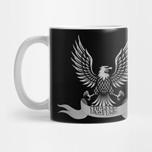 eagle in black Mug